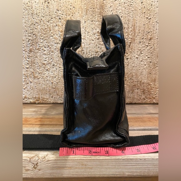 LIKE NEW Urban Outfitters Sold Out BDG Serena Coated Denim Mini Tote Bag - Black - Picture 15 of 16